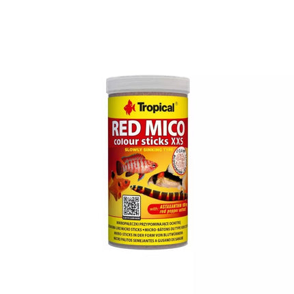 Tropical Red Mico Colour sticks XXS pašaras žuvims, 100 ml
