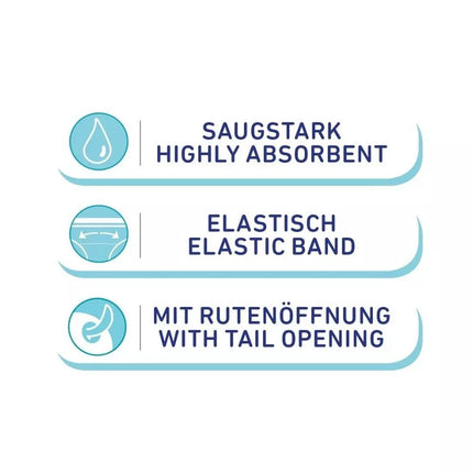 Sauskelnės šunims (kalytėms), 12 vnt., M - L, 36 - 52 cm