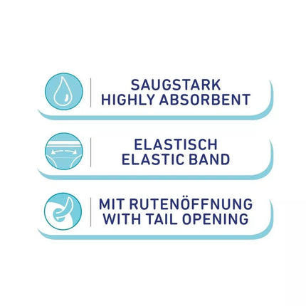 Sauskelnės šunims (kalytėms), 12 vnt., XS - S, 20 - 28 cm