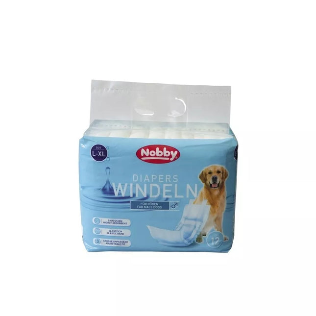 Sauskelnės šunims (patinams), 12 vnt., L - XL, 60 - 80 cm