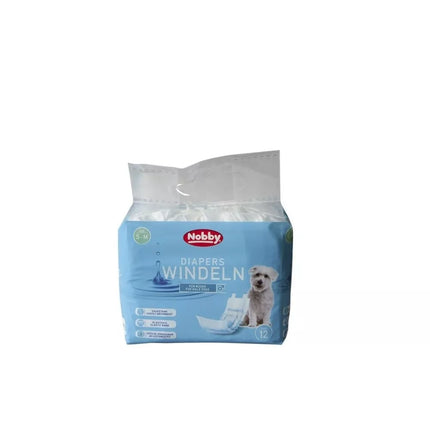 Sauskelnės šunims (patinams), 12 vnt., S - M, 30 - 46 cm