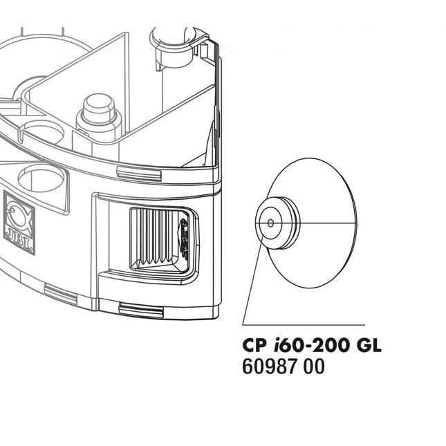 JBL siurbtukai vidiniams filtrams CristalProfi i60-i200, 2 vnt.
