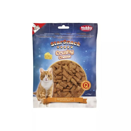 Skanėstas katėms traškios pagalvėlės su sūrio įdaru Crushy Cheese, 125 g