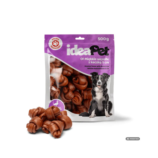 Skanėstas šunims antienos mazgai, 5 cm, 500 g