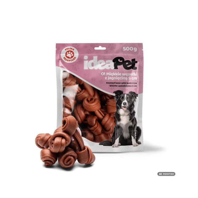 Skanėstas šunims ėrienos mazgai, 5 cm, 500 g
