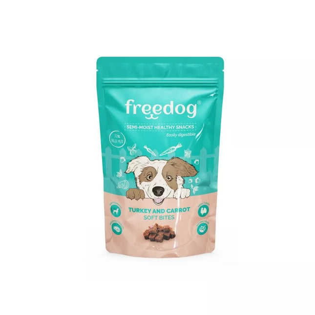 Skanėstas šunims Freedog su kalakutiena ir morkomis, 100 g