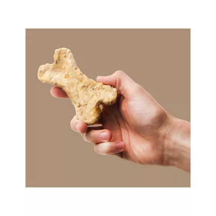 Skanėstas šunims galvijų odos kaulai su L-karnitinu, 10 cm, 650 g, 27 vnt.