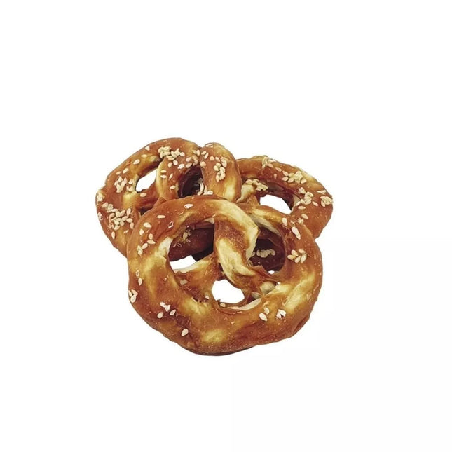 Skanėstas šunims StarSnack Barbecue Chicken Pretzel riestainiai su vištiena ir galvijų oda, 6,5 cm, 5 kg