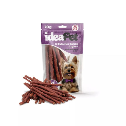 Skanėstas šunims pagaliukai su antiena ir ryžiais, 70 g