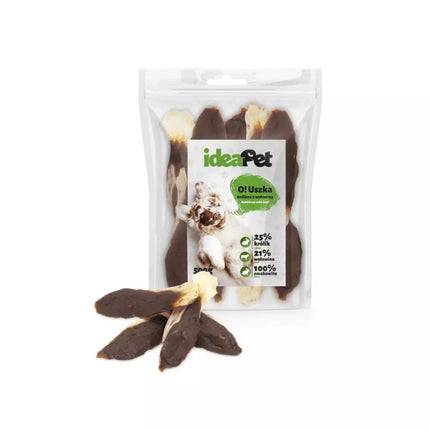 Skanėstas šunims triušių ausys su jautiena, 500 g