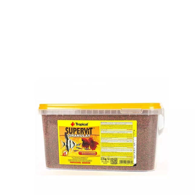 Tropical Supervit Granulat granuliuotas pašaras žuvims su Beta-gliukanu 5 l (2,75 kg)