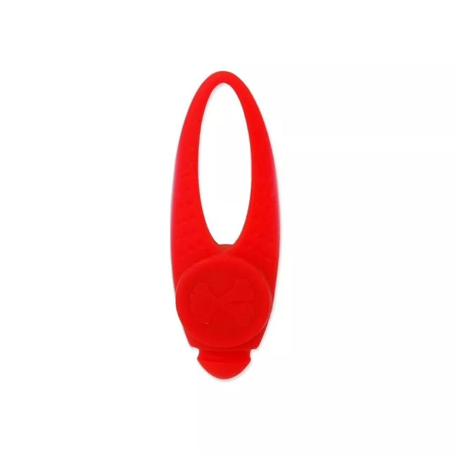 Šviečiantis silikoninis pakabukas šunims, raudonas