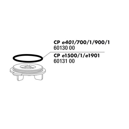 Rotoriaus dangtelio tarpinė išoriniams filtrams JBL CristalProfi e400/700/900/1