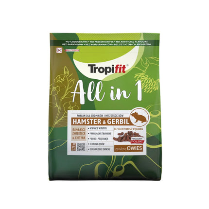 Tropifit All in 1 Hamster&Gerbil pašaras žiurkėnams ir smiltpelėms, 500 g