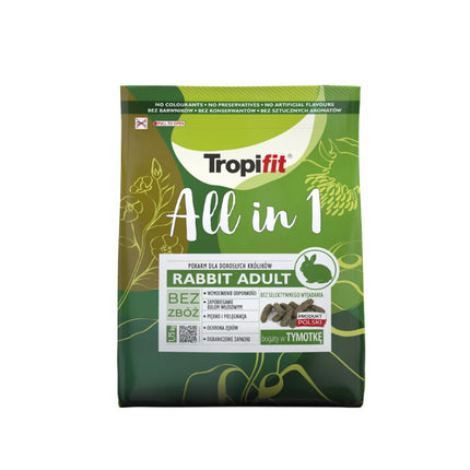 Tropifit All in 1 Rabbit Adult pašaras suaugusiems triušiams, 500 g