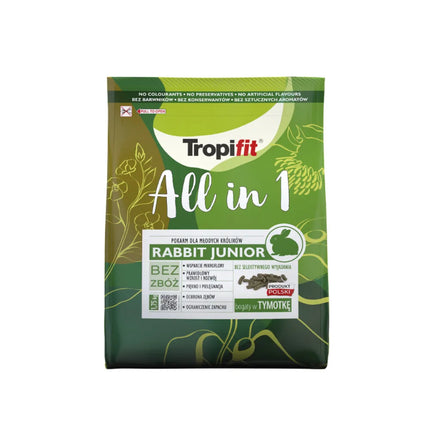 Tropifit All in 1 Rabbit Junior pašaras jauniems triušiams, 500 g