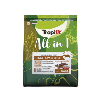 Tropifit All in 1 Rat&Mouse pašaras žiurkėms ir pelėms, 500 g
