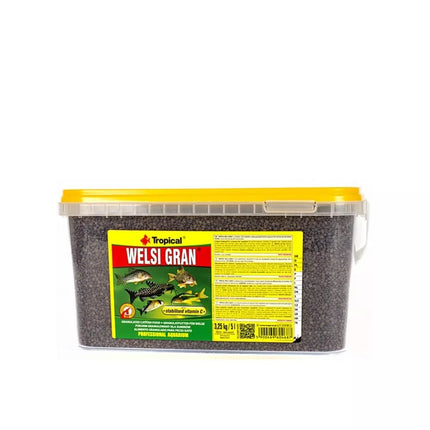 Tropical Welsi Gran granuliuotas pašaras dugninėms žuvims 5 l (3,25 kg)
