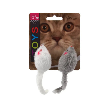 Žaislas katėms barškanti pelytė su katžole Magic Cat, 11 cm, 2 vnt.