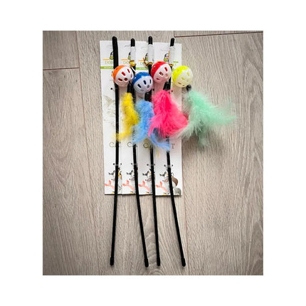Žaislas katėms meškerė, 46 cm