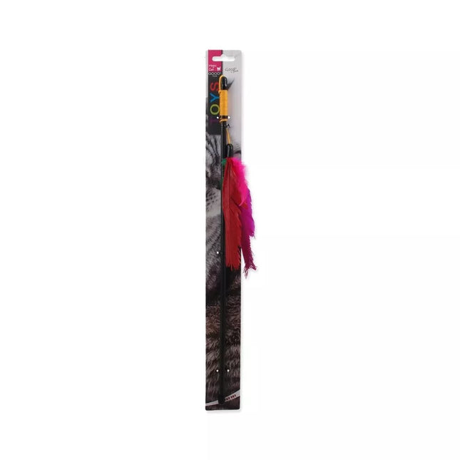 Žaislas katėms meškerė su plunksna Magic Cat, 45 cm