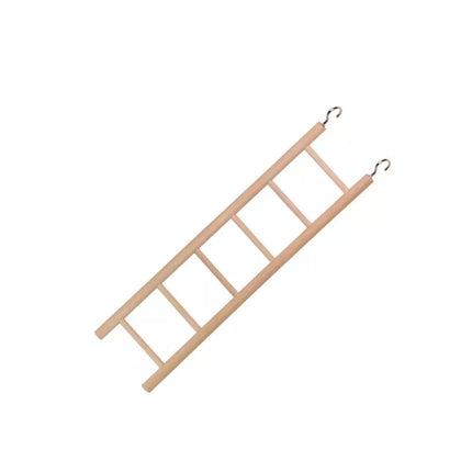 Žaislas paukščiams medinės kopėtėlės, 6 pakopos, 26x7 cm