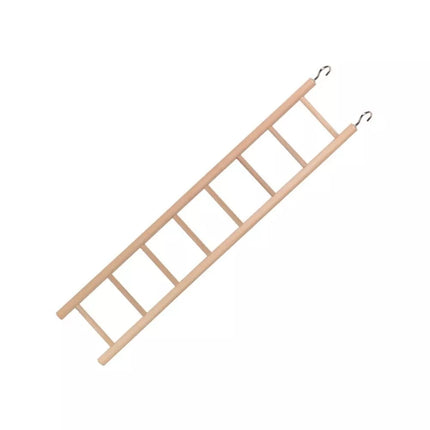 Žaislas paukščiams medinės kopėtėlės, 8 pakopos, 34x7 cm