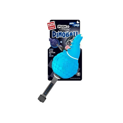 Žaislas šunims GiGwi Push To Mute Dinoball Apatosaurus dinozauras