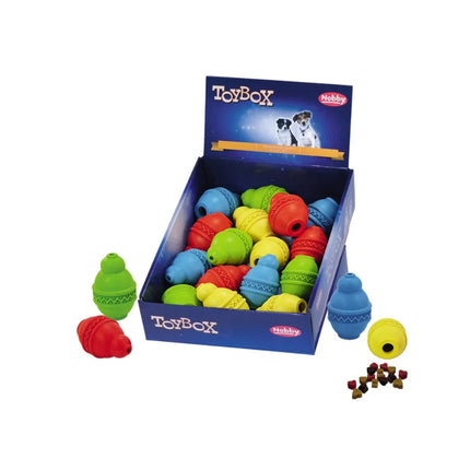 Žaislas šunims guminis skanėstų kamuolys, 16 cm