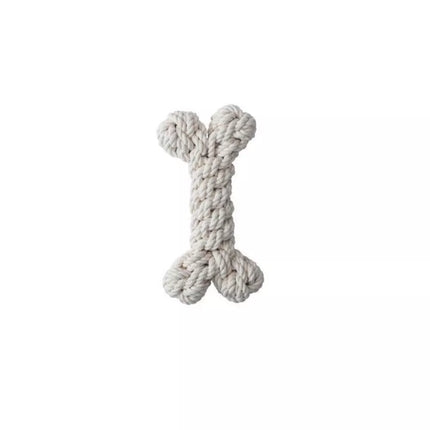 Quapas! Žaislas šunims iš natūralios virvės, kaulas, L, 23 cm
